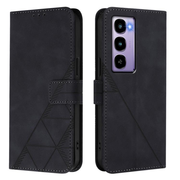 For Itel City 100 Crossbody 3D Embossed Flip Leather Phone Case