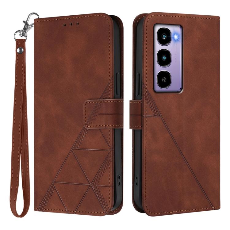 For Itel City 100 Crossbody 3D Embossed Flip Leather Phone Case