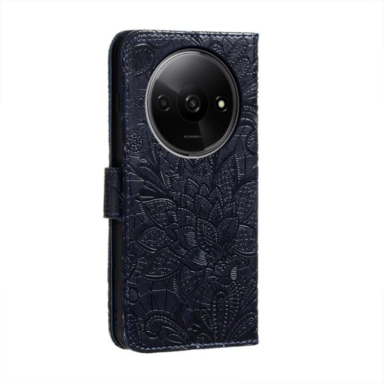 For Xiaomi Redmi A3 Lace Flower Embossing Flip Leather Phone Case