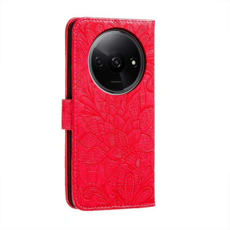 For Xiaomi Redmi A3 Lace Flower Embossing Flip Leather Phone Case
