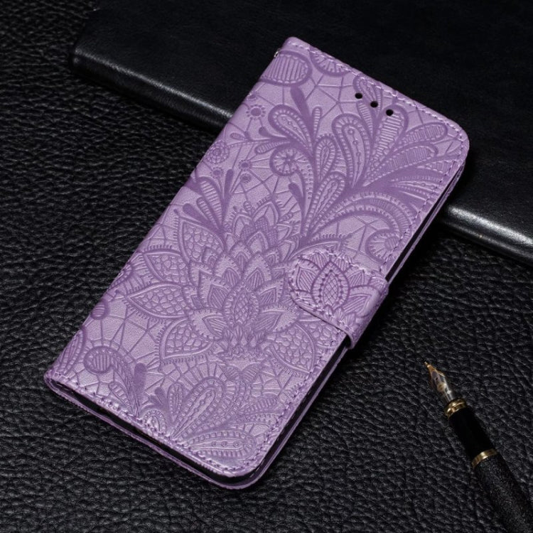 For Xiaomi Redmi K70E Lace Flower Embossing Flip Leather Phone Case