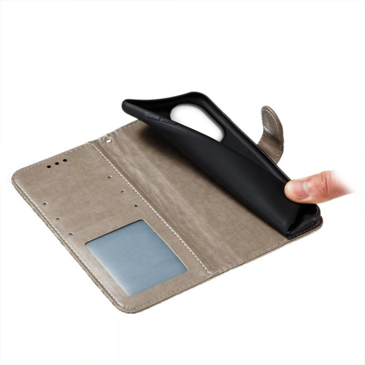 For Xiaomi Redmi Note 13 4G Lace Flower Embossing Flip Leather Phone Case