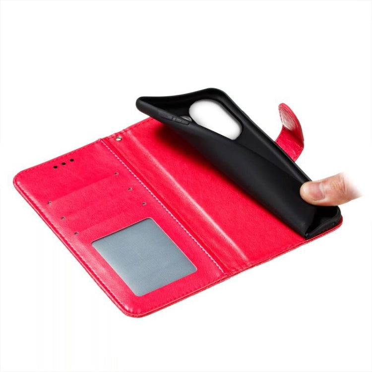For Xiaomi Redmi Note 13 4G Lace Flower Embossing Flip Leather Phone Case