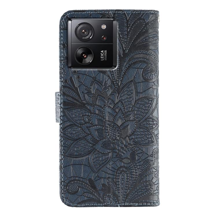 For Xiaomi 13T / 13T Pro Lace Flower Embossing Flip Leather Phone Case