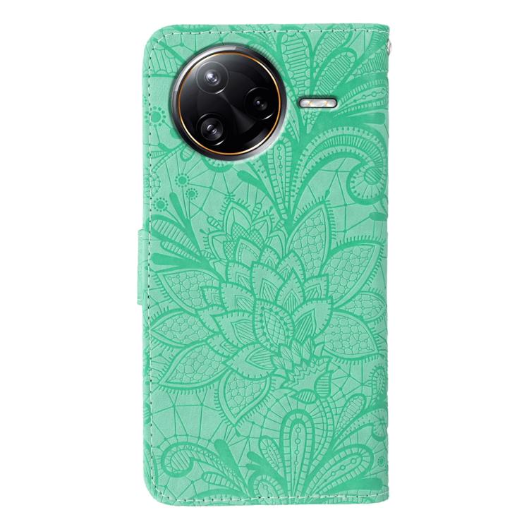 For Xiaomi Poco F7 Ultra / Redmi K80 Pro Lace Flower Embossing Flip Leather Phone Case
