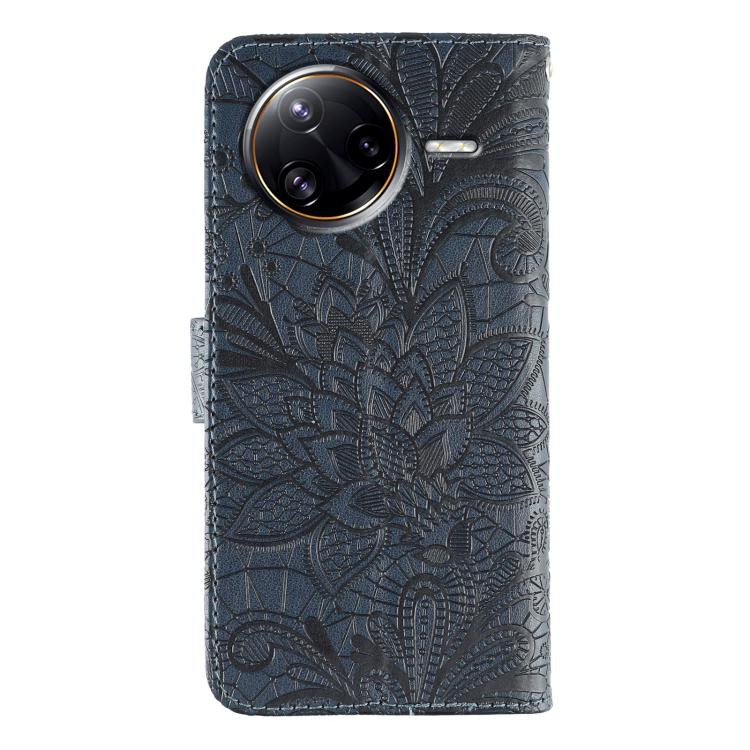 For Xiaomi Poco F7 Ultra / Redmi K80 Pro Lace Flower Embossing Flip Leather Phone Case