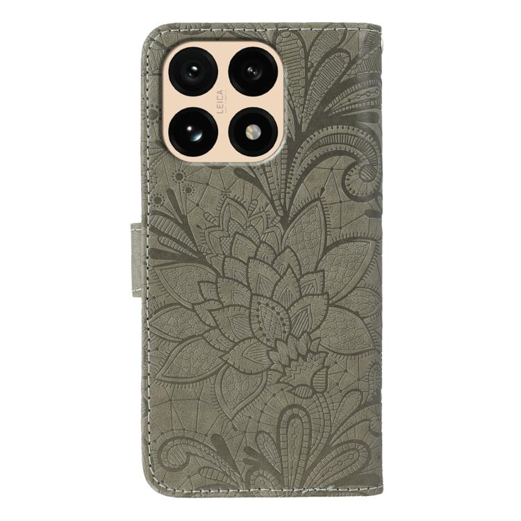 For Xiaomi 15T 5G Lace Flower Embossing Flip Leather Phone Case