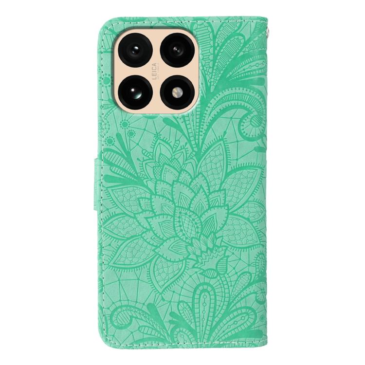 For Xiaomi 15T 5G Lace Flower Embossing Flip Leather Phone Case