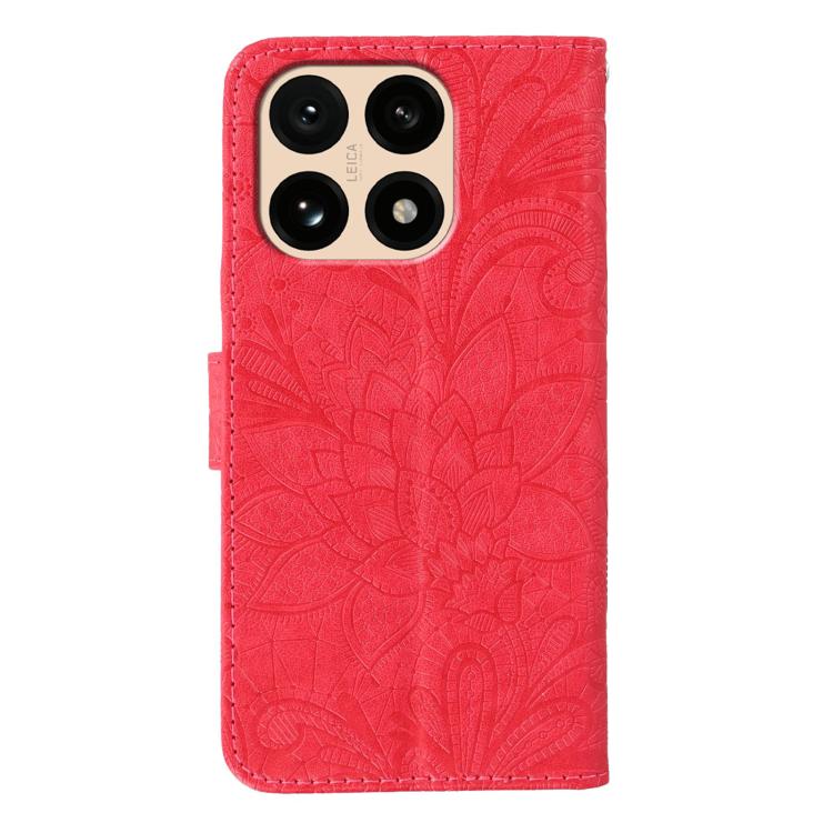 For Xiaomi 15T 5G Lace Flower Embossing Flip Leather Phone Case