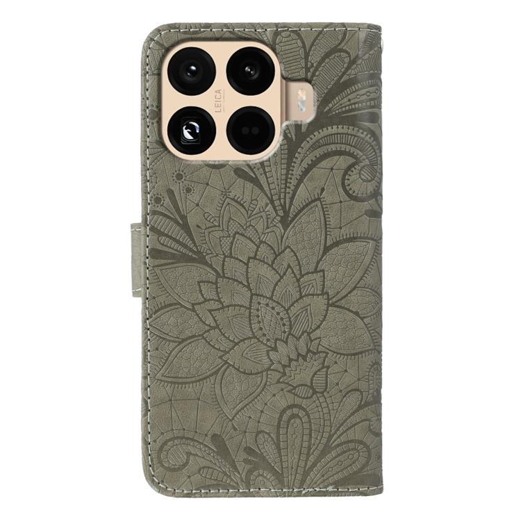 For Xiaomi 15T Pro 5G Lace Flower Embossing Flip Leather Phone Case