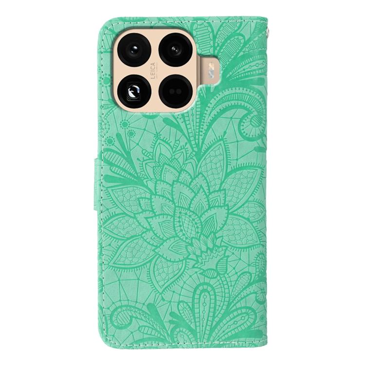 For Xiaomi 15T Pro 5G Lace Flower Embossing Flip Leather Phone Case