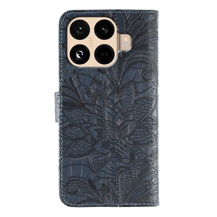 For Xiaomi 15T Pro 5G Lace Flower Embossing Flip Leather Phone Case