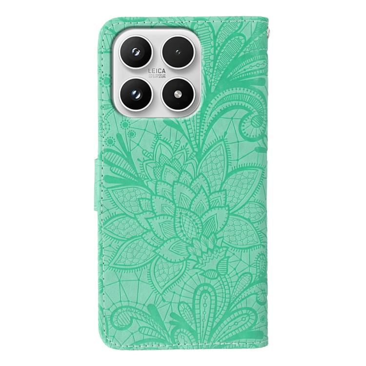 For Xiaomi 17 Lace Flower Embossing Flip Leather Phone Case