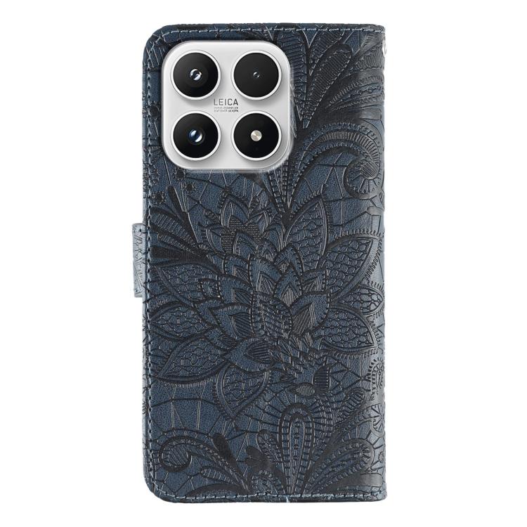 For Xiaomi 17 Lace Flower Embossing Flip Leather Phone Case