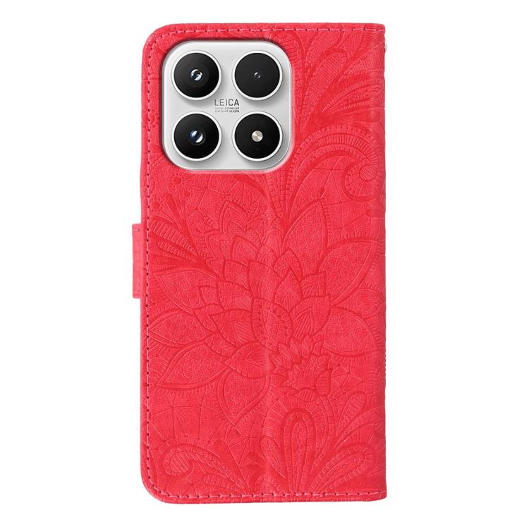For Xiaomi 17 Lace Flower Embossing Flip Leather Phone Case