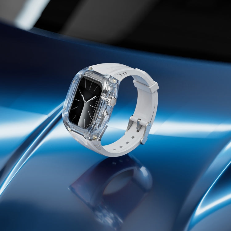 For Apple Watch Series 9 45mm Modified PC Hybrid TPU Watch Case Band