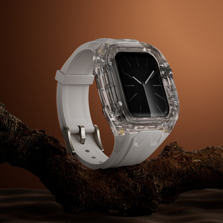 For Apple Watch Series 9 45mm Modified PC Hybrid TPU Watch Case Band