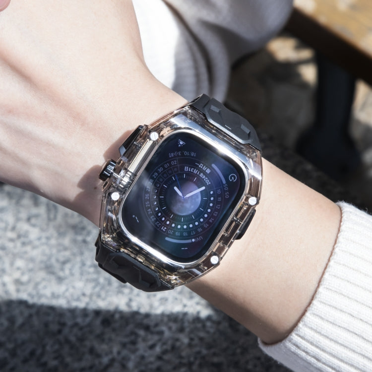 For Apple Watch Ultra 49mm Modified PC Hybrid TPU Watch Case Band