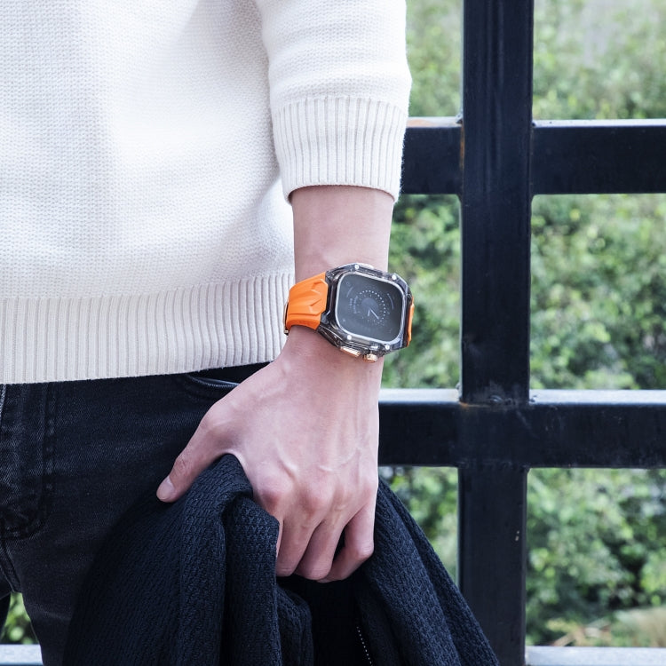 For Apple Watch Ultra 49mm Modified PC Hybrid TPU Watch Case Band