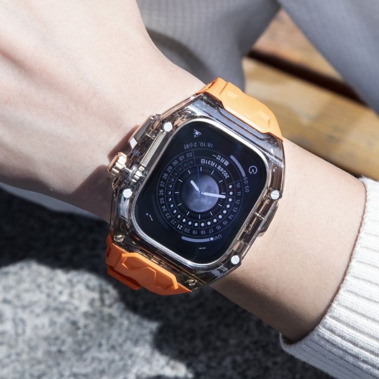 For Apple Watch Ultra 49mm Modified PC Hybrid TPU Watch Case Band