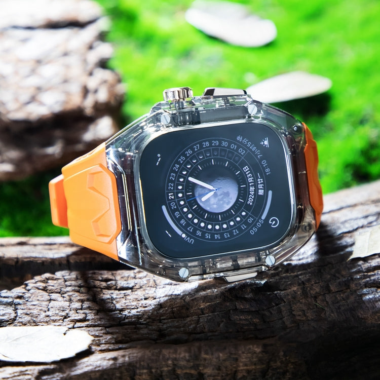 For Apple Watch Ultra 49mm Modified PC Hybrid TPU Watch Case Band