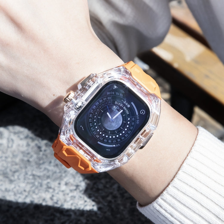 For Apple Watch Ultra 49mm Modified PC Hybrid TPU Watch Case Band