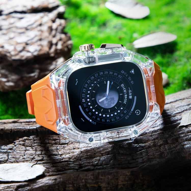 For Apple Watch Ultra 49mm Modified PC Hybrid TPU Watch Case Band