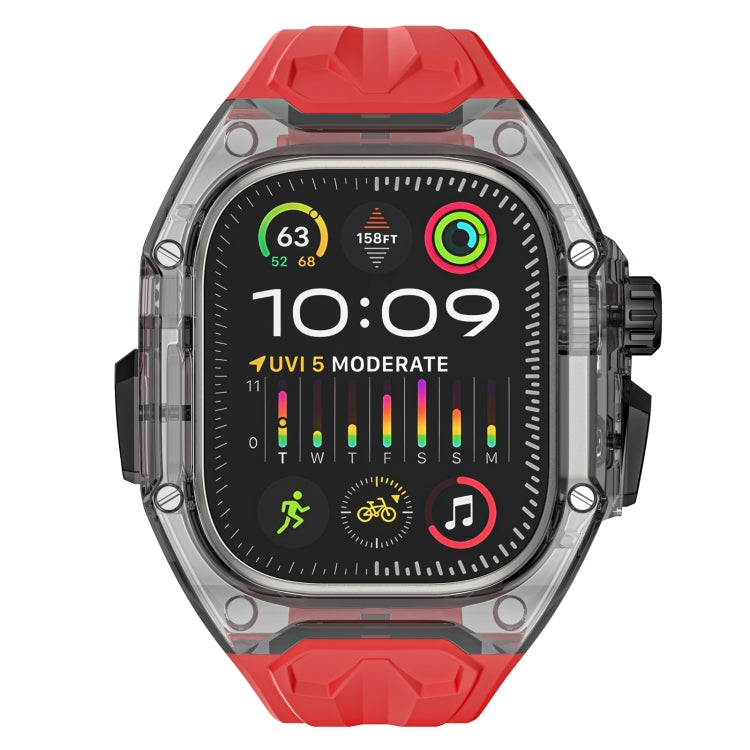 For Apple Watch Ultra 49mm Modified PC Hybrid TPU Watch Case Band