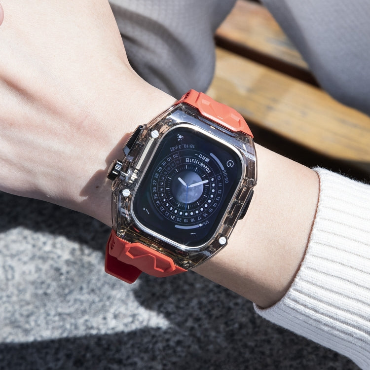 For Apple Watch Ultra 49mm Modified PC Hybrid TPU Watch Case Band