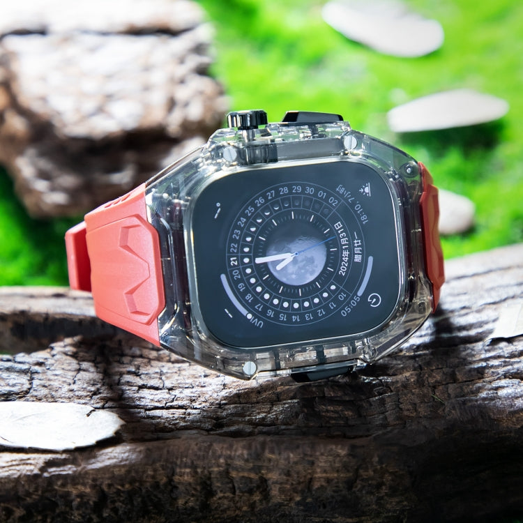 For Apple Watch Ultra 49mm Modified PC Hybrid TPU Watch Case Band