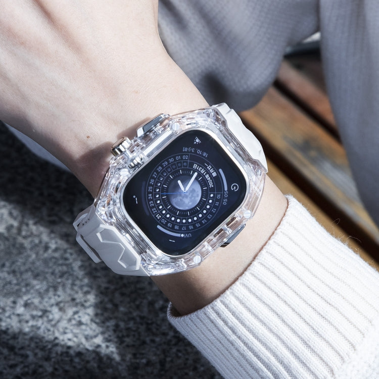 For Apple Watch Ultra 49mm Modified PC Hybrid TPU Watch Case Band