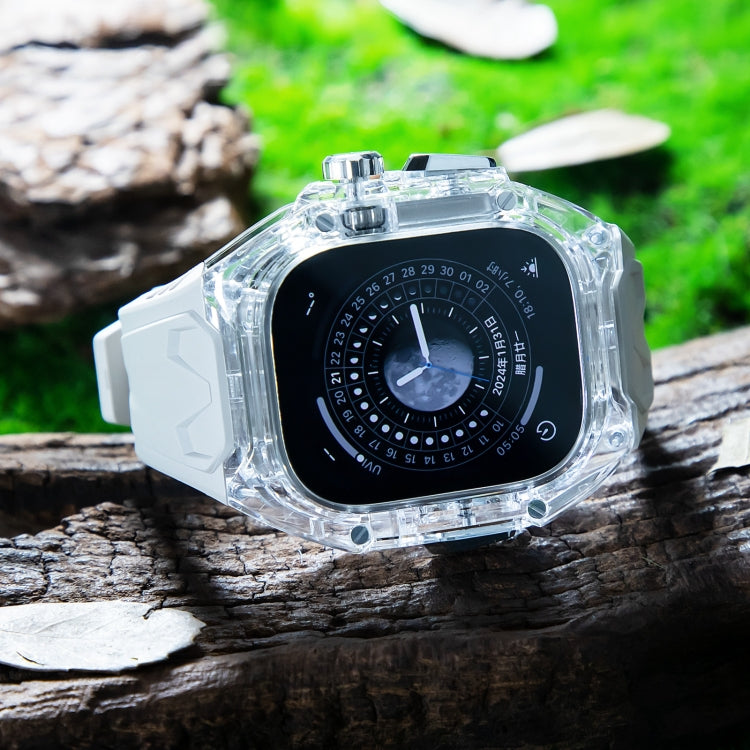 For Apple Watch Ultra 49mm Modified PC Hybrid TPU Watch Case Band