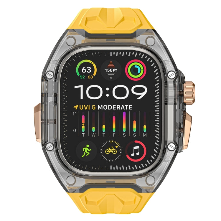 For Apple Watch Ultra 49mm Modified PC Hybrid TPU Watch Case Band