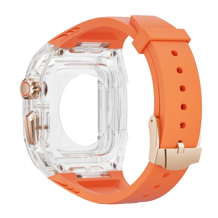 For Apple Watch SE 44mm Modified PC Hybrid TPU Watch Case Band