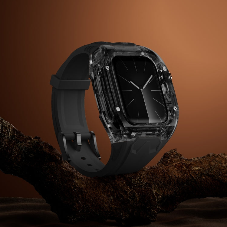 For Apple Watch Series 5 44mm Modified PC Hybrid TPU Watch Case Band