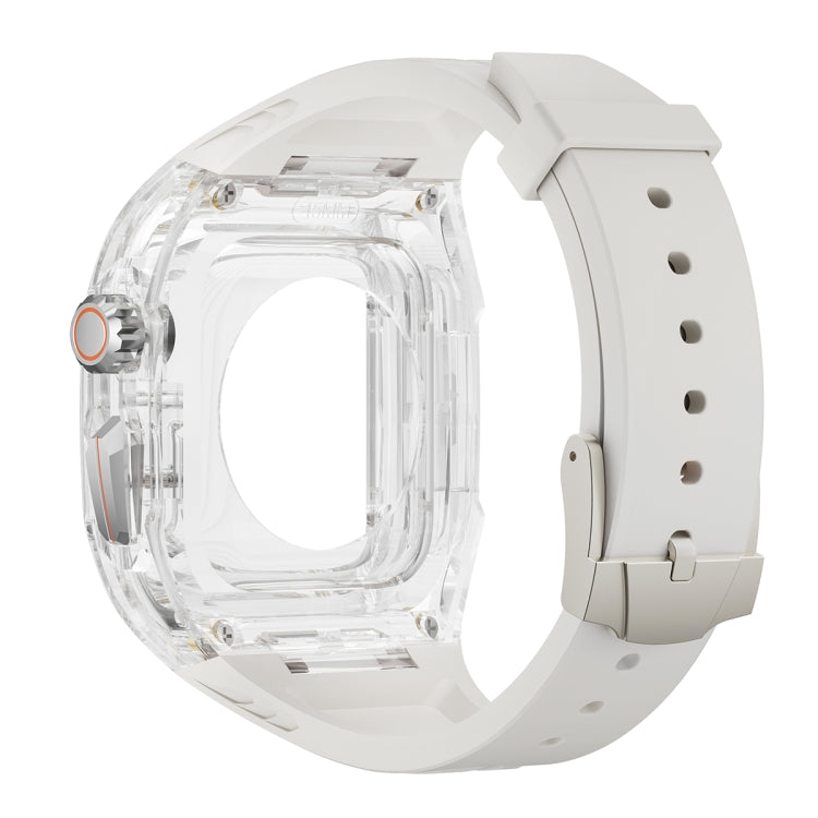 For Apple Watch Series 5 44mm Modified PC Hybrid TPU Watch Case Band