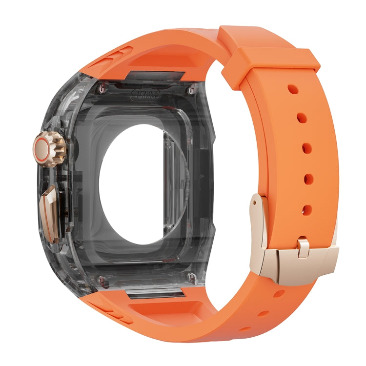 For Apple Watch Series 4 44mm Modified PC Hybrid TPU Watch Case Band