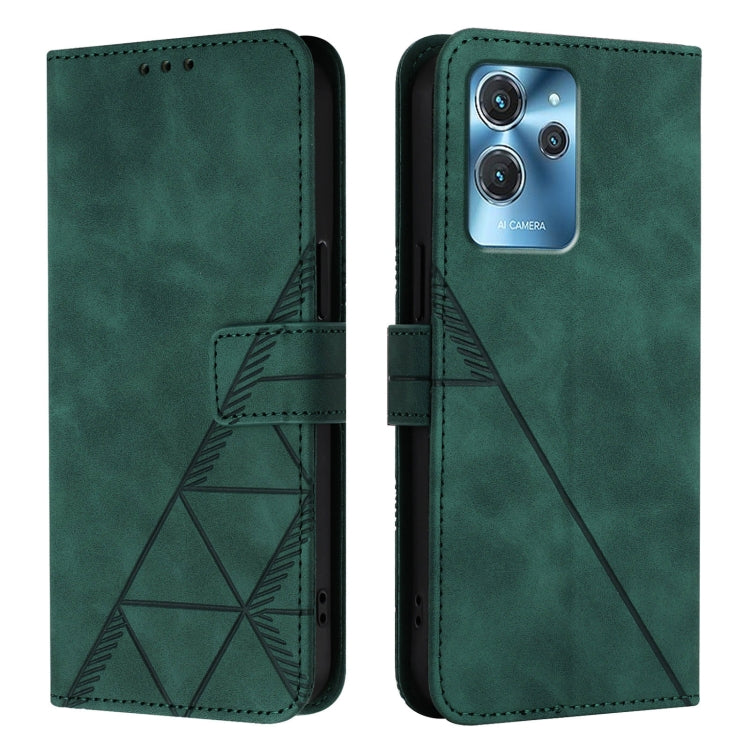For Oukitel C32 Crossbody 3D Embossed Flip Leather Phone Case