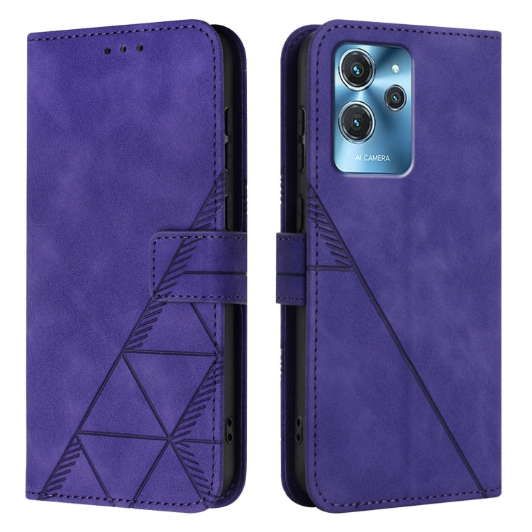 For Oukitel C32 Crossbody 3D Embossed Flip Leather Phone Case