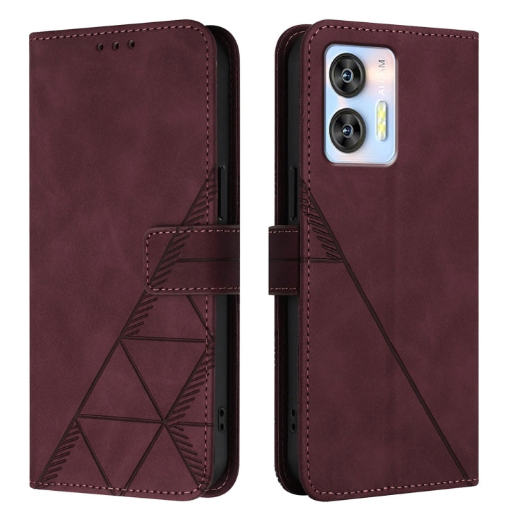 For Oukitel C35 / C36 Crossbody 3D Embossed Flip Leather Phone Case