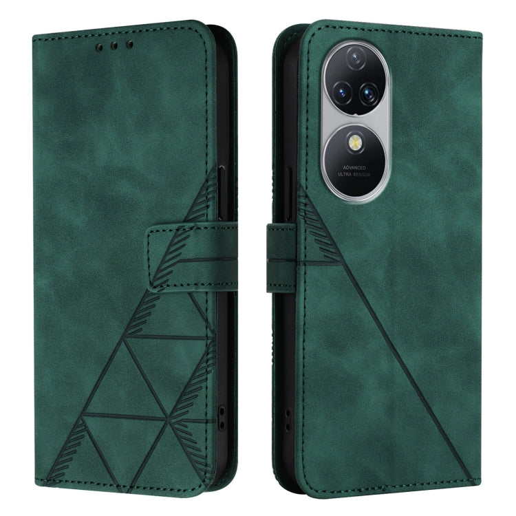 For Oukitel C38 Crossbody 3D Embossed Flip Leather Phone Case