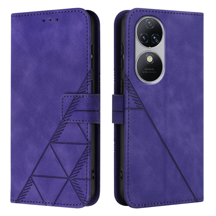 For Oukitel C38 Crossbody 3D Embossed Flip Leather Phone Case