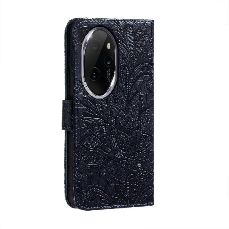 For Honor 100 Pro Lace Flower Embossing Flip Leather Phone Case
