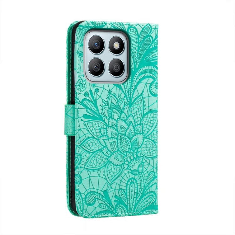 For Honor X8B Lace Flower Embossing Flip Leather Phone Case