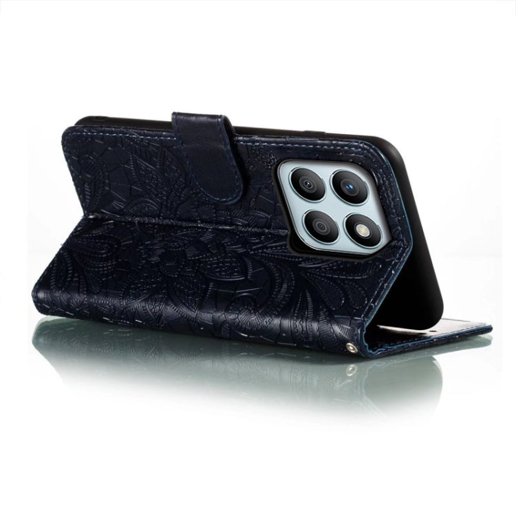 For Honor X8B Lace Flower Embossing Flip Leather Phone Case