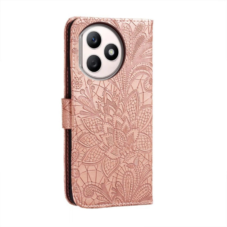 For Honor X50i+ Lace Flower Embossing Flip Leather Phone Case