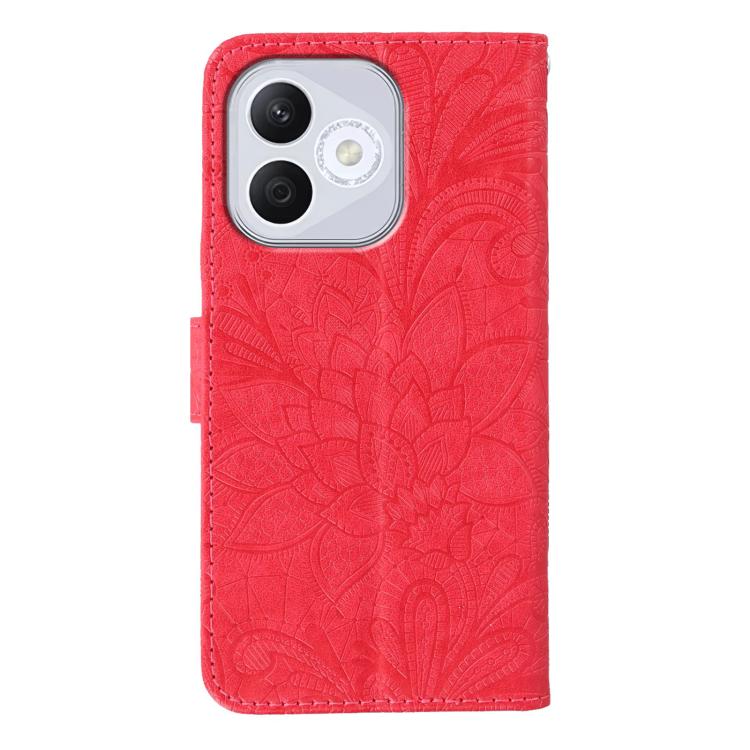 For Honor 400 Lite Global Lace Flower Embossing Flip Leather Phone Case