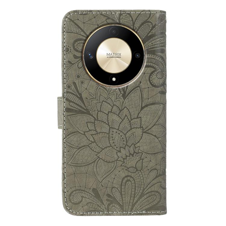 For Honor Magic6 Lite / X50 / X9b Lace Flower Embossing Flip Leather Phone Case