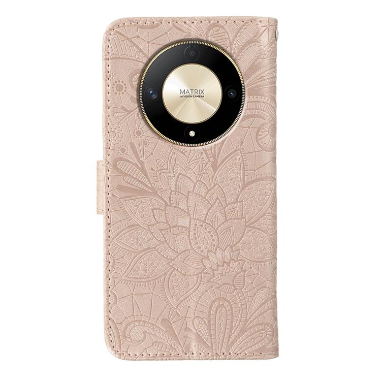 For Honor Magic6 Lite / X50 / X9b Lace Flower Embossing Flip Leather Phone Case