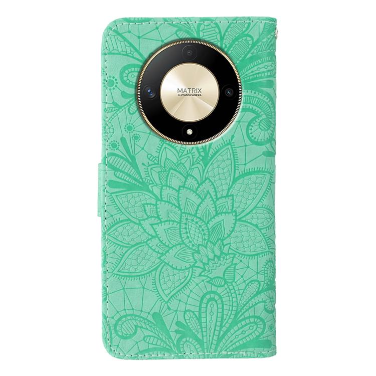 For Honor Magic6 Lite / X50 / X9b Lace Flower Embossing Flip Leather Phone Case